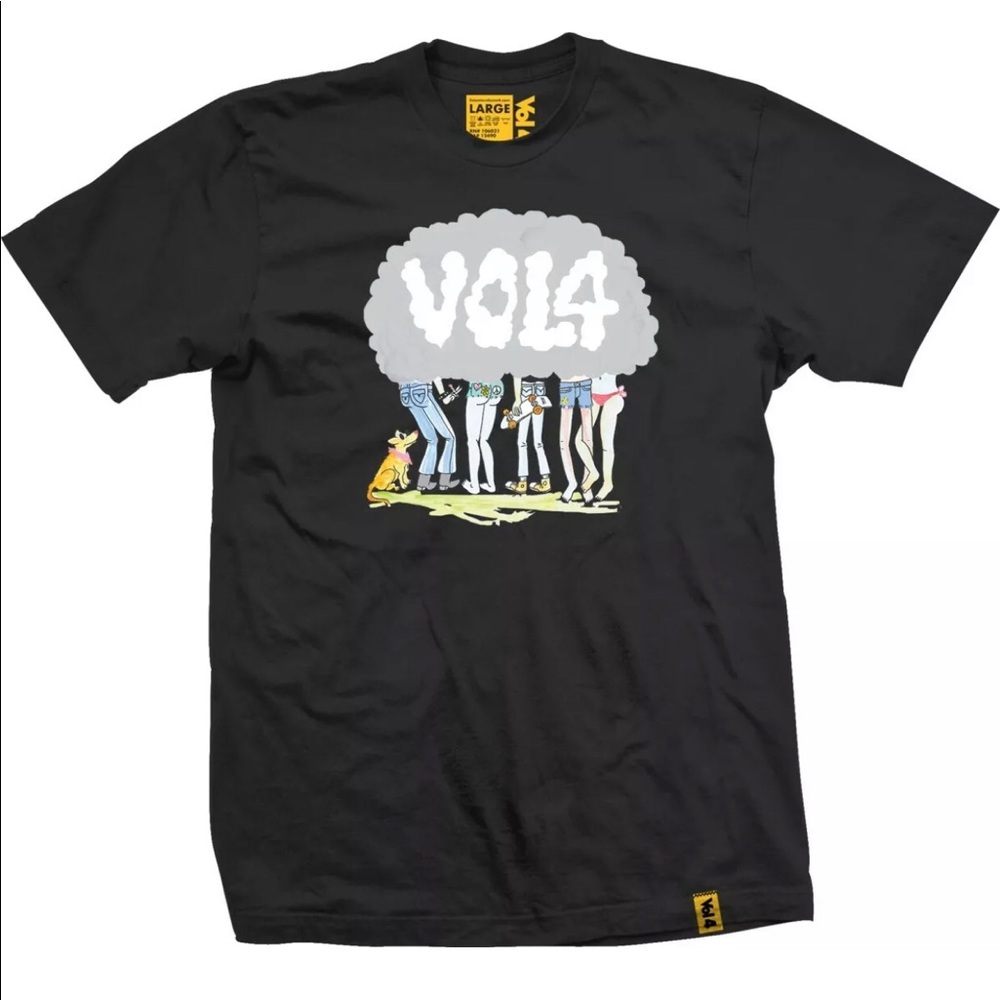 Vol 4 “Puff Pals” Vintage Black Skate Tee